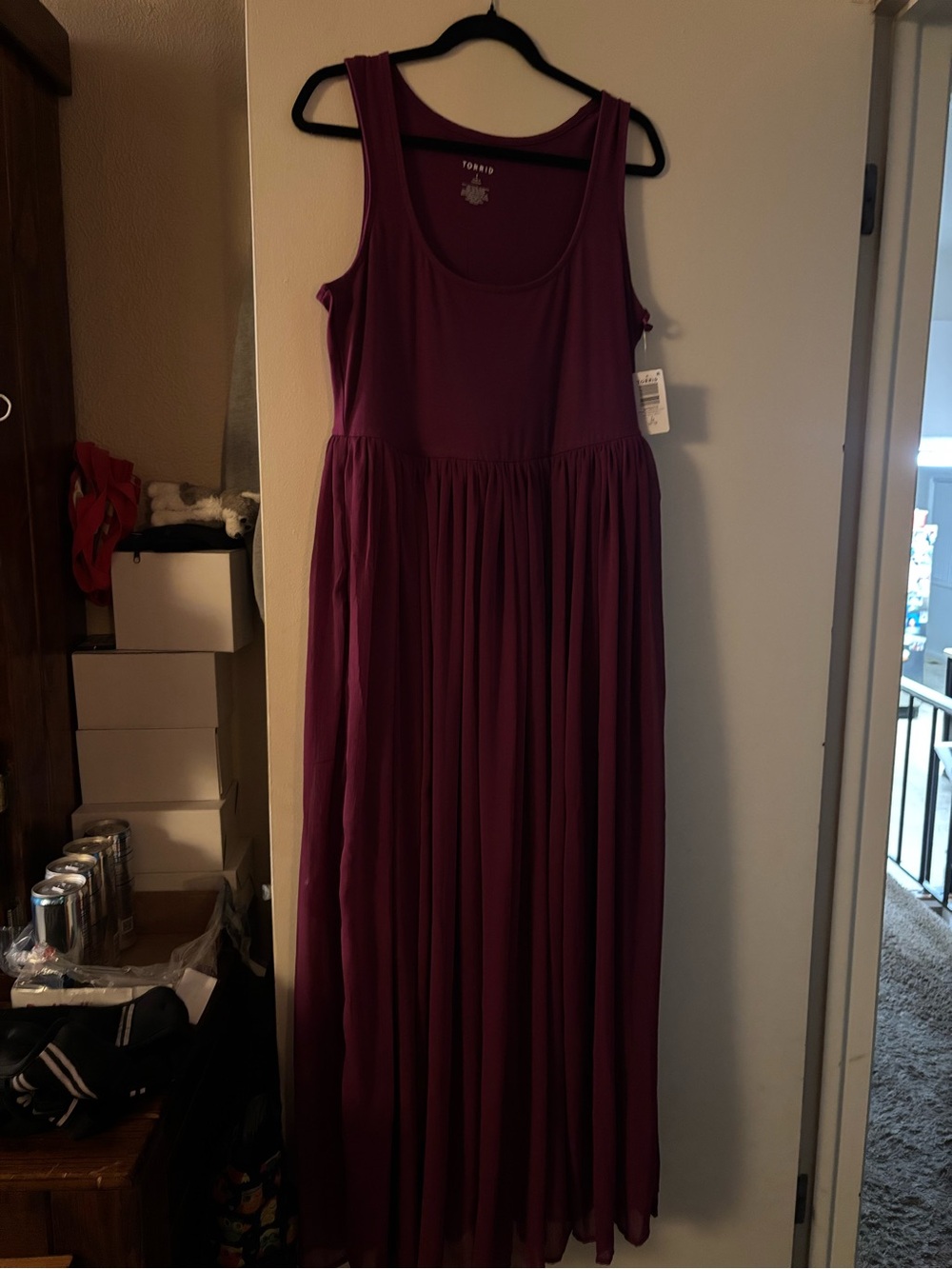 1x Torrid NWT Maxi Dress in Plum